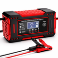 12V intelligent pulse repair air charger with digital display and alligator clips by TU SHOP