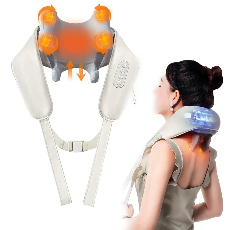 TU SHOP thermal neck massager with heat therapy for cervical relief