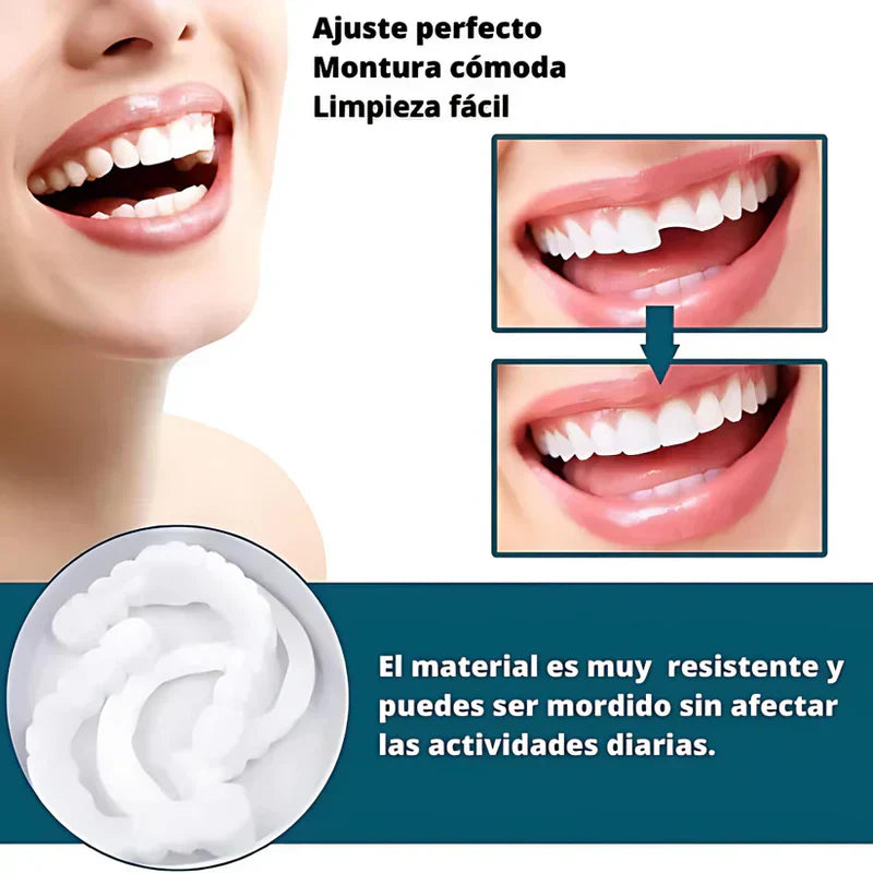 🦷 SmilePerfect™ | Carillas Dentales Ajustables de Resina + Estuche de Regalo 🎁 | ¡Últimas unidades!