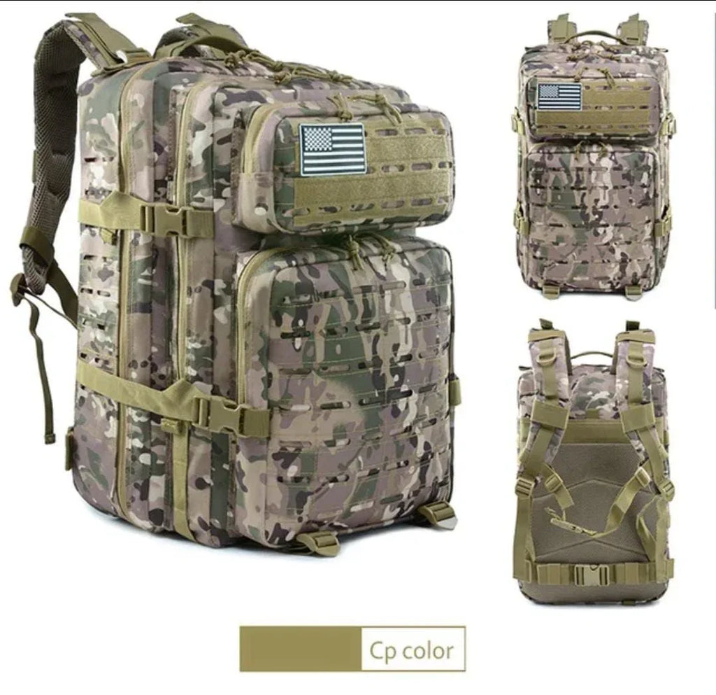 50L military tactical camouflage backpack by TU SHOP